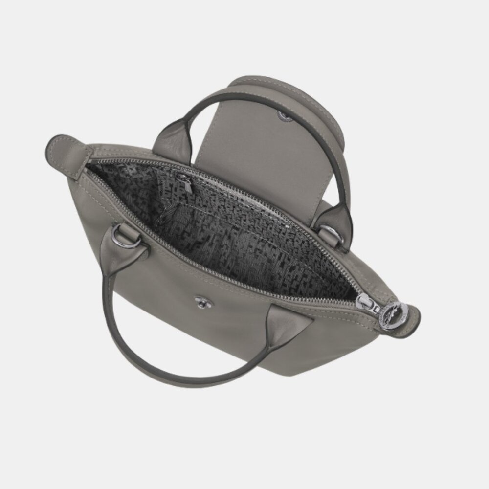 NEW Longchamp Le Pliage Xtra XS Handbag Leather in Turtledove - Picture 5 of 12